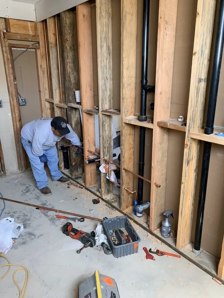 Commercial rough-in plumbing for Gas Line Repair in Lakeland